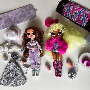L.O.L. Surprise! Fashion Dolls with Pink and Purple Outfits